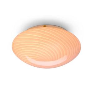 Halo Design 748709 - Plafonieră CANDY 1xE27/40W/230V, Ø 30 cm, roz/alamă imagine