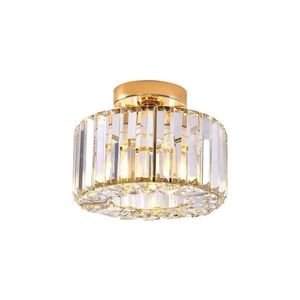 Plafonieră VETRO, 1xE27/15W/230V, Ø 24, 5 cm, aurie imagine