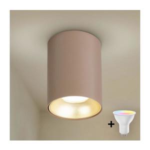 Brilagi - Spot LED RGBW TRINE reglabil 1xGU10/6W/230V, bej/auriu imagine