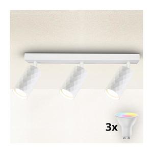 Brilagi - Spot LED RGBW reglabil SELE DIAMANT 3xGU10/6W/230V, alb imagine