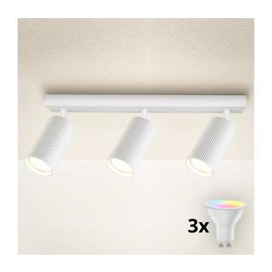 Brilagi - Spot LED RGBW reglabil SELE MODERN, 3x GU10/6W/230V, alb imagine