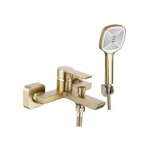 REA-B6414 - Set pentru cadă cu baterie, auriu periat imagine