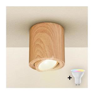 Brilagi - Spot LED RGBW dimmabil MIA 1xGU10/6W/230V 84x80 mm, maro imagine