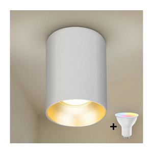 Brilagi - Spot LED RGBW reglabil TRINE 1xGU10/6W/230V alb/auriu imagine