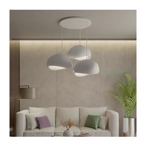 Brilagi - Lustră suspendată WABI SABI pe cablu, 3×E27 (max. 40W), 230V, Ø 60 cm, alb imagine