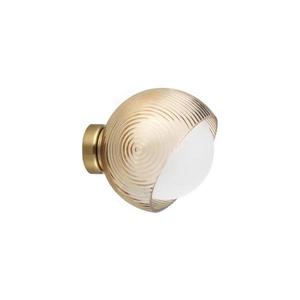 Ideal Lux - Aplica de perete LED BLOOM 1xE27/42W/230V auriu/bej fumuriu imagine