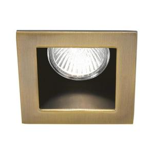 Ideal Lux - Corp de iluminat încastrat FUNKY 1xGU10/50W/230V 9x9 cm alamă imagine