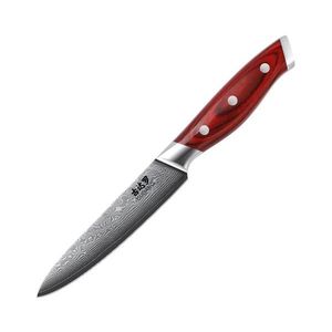 Gudaro - Cuțit universal de bucătărie din oțel damasc KENSHO 5", lungime 12, 5 cm imagine