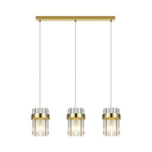 VETRO Lustră suspendată pe cablu 3xE14/10W/230V aurie imagine