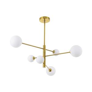 Lustră cu tijă DORADO 6xG9/40W/230V aurie imagine