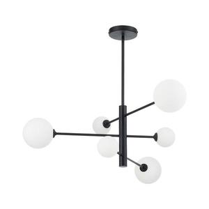 Lustră pe tijă DORADO, 6xG9/40W/230V, neagră imagine