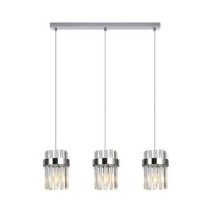 Lustră suspendată pe cablu VETRO, 3xE14/10W/230V, crom lucios imagine