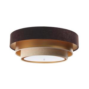 Lustr TRINITI 2xE27/60W/230V maro/auriu/bej imagine
