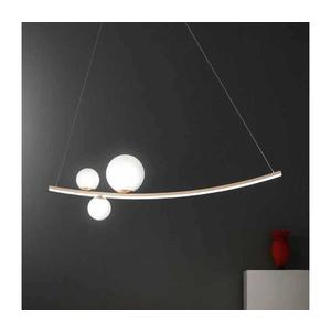 Ondaluce - Lustru LED dimabil pe cablu ALTALENA LED/48W/230V auriu/alb imagine