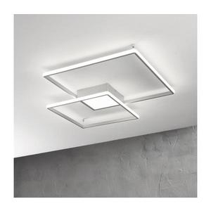 Ondaluce - Plafonieră LED cu reglare a intensității DOWEL LED/46W/230V 55x55 cm, finisaj argintiu imagine