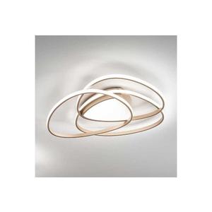 Ondaluce - Plafonieră LED dimabilă ROSE LED/60W/230V 50 x 54 cm aurie imagine