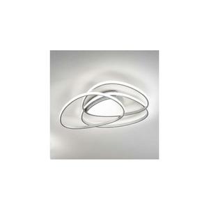 Ondaluce - Plafonieră LED dimabilă ROSE LED/60W/230V 50x54 cm argintie imagine