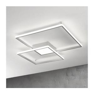 Ondaluce - Plafonieră LED dimabilă DOWEL LED/60W/230V 75x75 cm argintie imagine