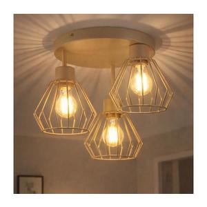 Plafonieră aplicată AUDREY 3xE27/15W/230V bej imagine