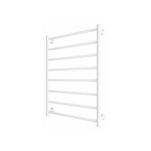 Radiator de baie tip scară INOX FLAT 163W/230V 77x53 cm inox/alb imagine