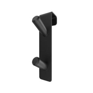 Cârlig pentru radiator, inox/negru imagine