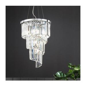 Ondaluce - Lustră cu cristale ALEXANDER, pe cablu, 7xE14/10W/230V, crom lucios imagine
