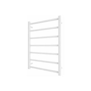 Radiator de baie tip scară INOX TOKIO, 161 W / 230 V, 77 x 53 cm, inox/alb imagine