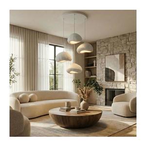 Brilagi - Lustru suspendat pe cablu WABI SABI 4xE27/40W/230V Ø 95 cm alb imagine