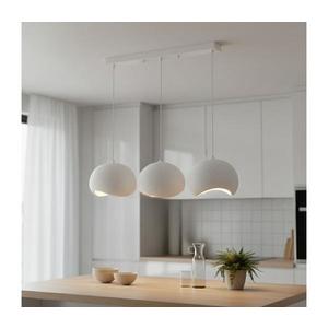 Brilagi - Lustră suspendată pe cablu WABI SABI 3xE27/40W/230V albă imagine