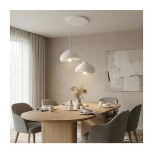 Brilagi - Lustră suspendată pe cablu WABI SABI, 2x E27/40W/230V, Ø 45 cm, albă imagine