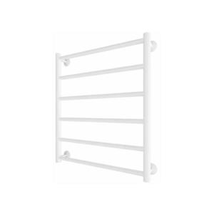 Radiator de baie tip scară INOX FLAT 122W/230V 57x43 cm inox/alb imagine