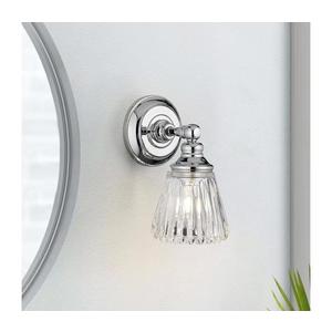 Quintiesse QN-KEYNES1-BATH-LED Lampă de perete pentru baie KEYNES, soclu 1xG9, 3W, 230V, IP44, crom lucios imagine