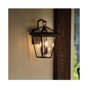 Quintiesse QN-ALFORD-PLACE2-M-MB - Aplică de exterior ALFORD M 2xE14/40W/230V IP44 imagine