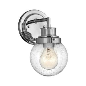 Quintiesse QN-POPPY1-PC-BATH - aplică de perete pentru baie POPPY, 1xE27/60W/230V, IP44, crom lucios imagine