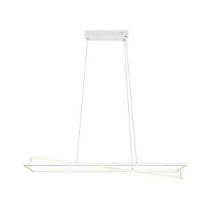 Trio - Lustră LED pe cablu EDGE LED/35W/230V 2300/3000/4000K alb imagine