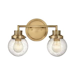 Quintiesse QN-POPPY2-HB-BATH - Aplica de perete pentru baie POPPY, 2 x E27, 60W, 230V, IP44, aurie imagine