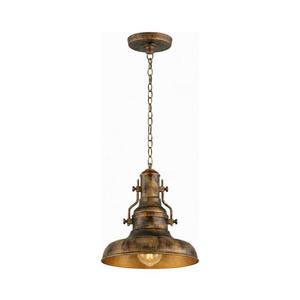 Brilagi - Candelabru suspendat pe lanț PYRONIC 1xE27/40W/230V Ø 32 cm bronz/patină imagine