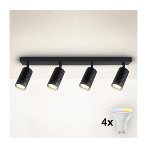 Brilagi - Spot LED RGBW dimerizabil SELE DIAMANT 4xGU10/6W/230V negru imagine