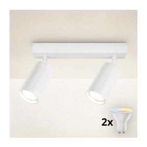 Brilagi - Spot LED RGBW reglabil SELE MODERN 2xGU10/6W/230V alb imagine