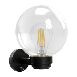 Brilagi - Aplică de exterior cu senzor HARBOR 1xE27/40W/230V IP33 negru/sticlă transparentă imagine