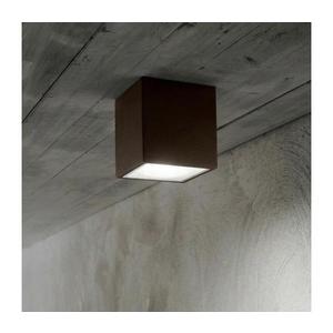 Ideal Lux TECHO - spot exterior 1xGU10/20W/230V 15x15 cm IP54 maro imagine