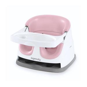 Ingenuity - Pernă booster 2în1 pentru scaun de masă BABY BASE, roz imagine