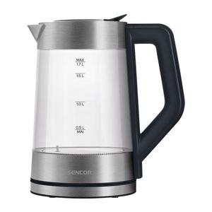 Sencor - Fierbător electric rapid cu reglaj de temperatură, 1, 7 l, 2200 W / 230 V, crom mat / negru imagine