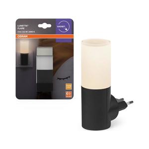 Osram - Lampă de veghe LED LUNETTA cu senzor de amurg, LED/0, 2W/230V, negru imagine