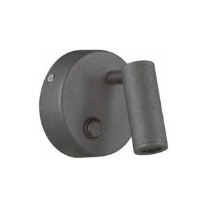 Ideal Lux - Aplica spot LED de perete PAGE, 3W, 230V, CRI 90, negru imagine