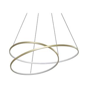 Ideal Lux - Lustră LED suspendată pe cablu OZ LED/75W/230V, Ø 100 cm, CRI 90, auriu imagine