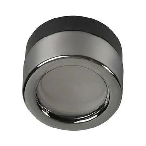 Ideal Lux - Plafonieră LED pentru baie LOLLY 1xGX53/9W/230V Ø 10, 5 cm negru/fumuriu imagine