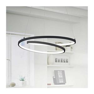 Ideal Lux - Lustră LED dimabilă suspendată pe cablu OZ LED/48W/230V, Ø 60 cm, CRI 90, neagră imagine