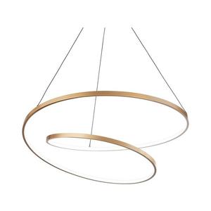 Ideal Lux - Candelabru LED dimmabil pe cablu OZ LED/55W/230V Ø 80 cm CRI 90 auriu imagine