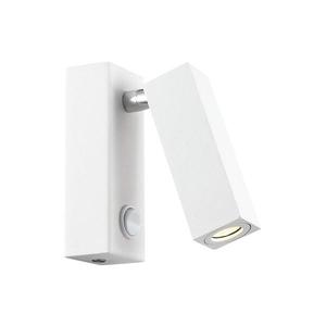Ideal Lux - Aplica spot LED de perete PAGE, 3W, 230V, CRI 90, alb imagine